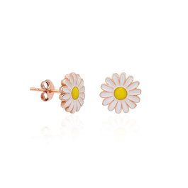 Heliophilia Silver TRDYL482 Pendientes de Plata de Ley 925 en Oro Rosa, Blanco y Amarillo
